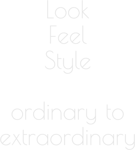  Look Feel Style  ordinary to  extraordinary  